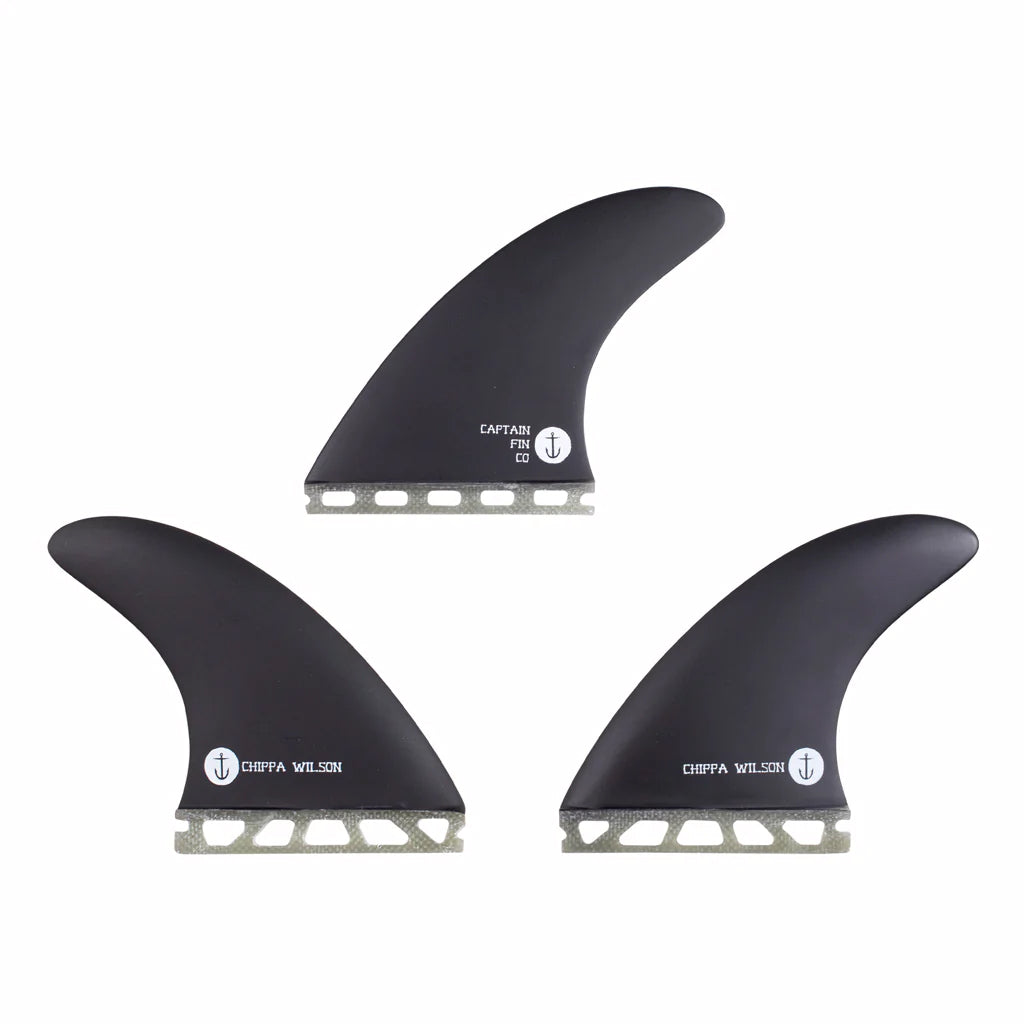 Captain Fin Co - Chippa Wilson New Bones Tri - Medium - Black
