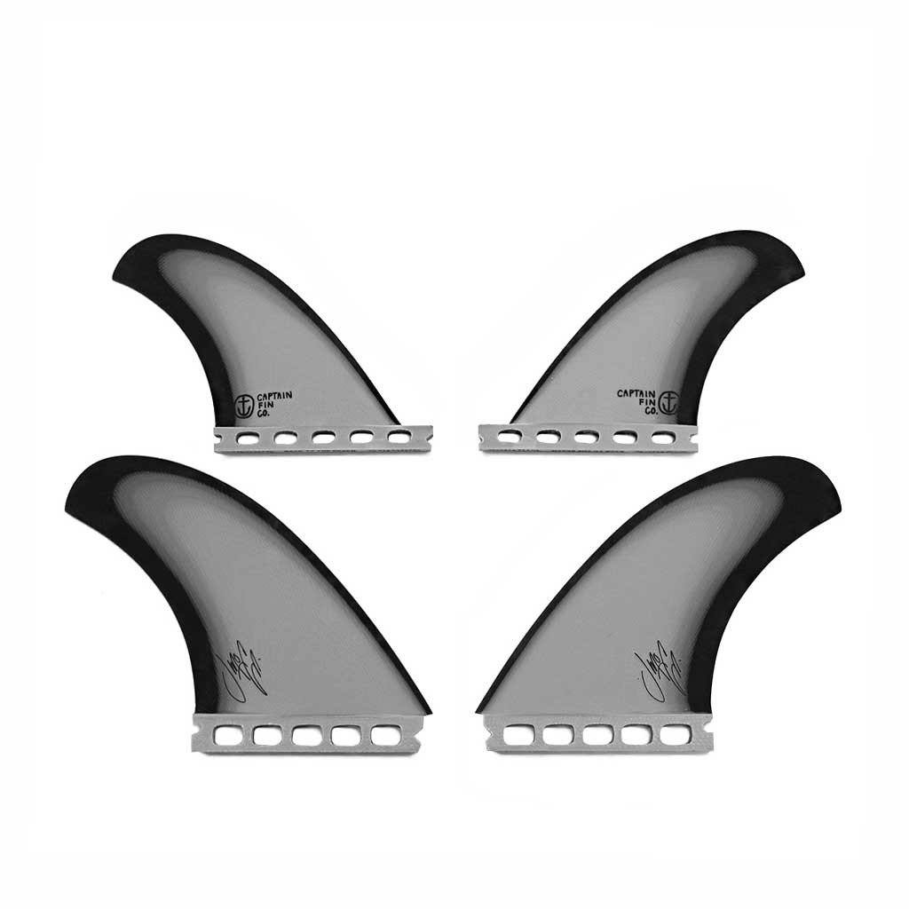 Captain Fin Co - Jeff McCallum Quad Especial - Large - Black