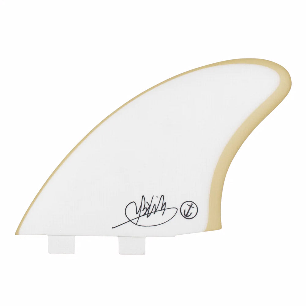 Captain Fin Co - Mikey February Twin Keel - Large - White (FCS