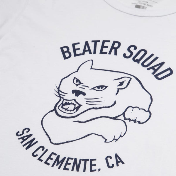 Catch Surf - Catch Surf - Beater Squad S/S Tee ~ White - Products - The Mysto Spot