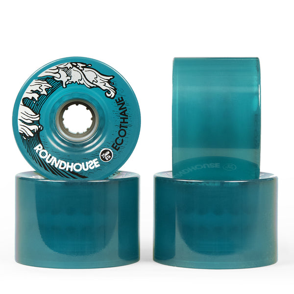 Carver Skateboards - Roundhouse Wheels - Ecothane 75mm Aqua Mags (81A)