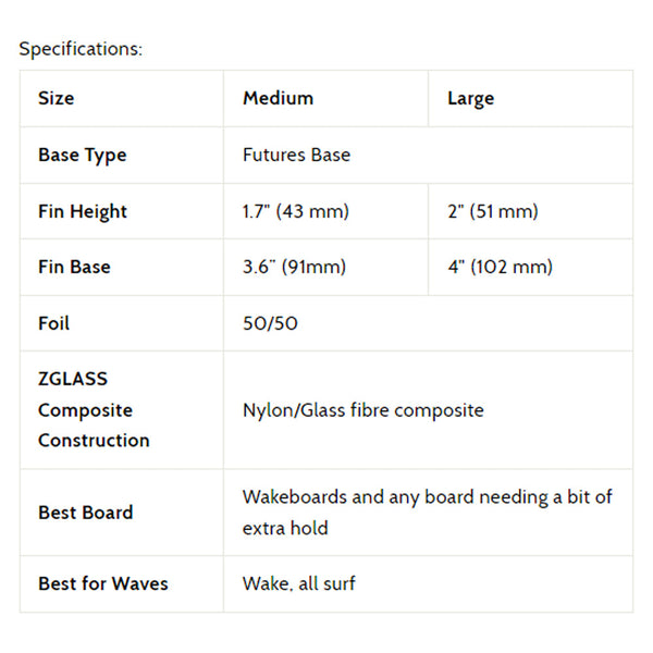 3D Fins - Dimpster - Large - B&W Tech (Futures)