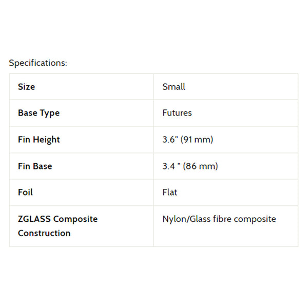 3D Fins - Rip Spit Side Bites - Small - Split Mono (Futures)