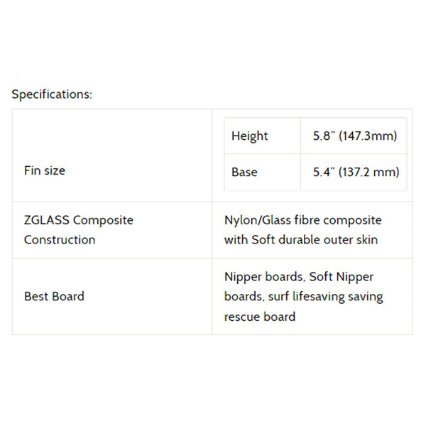 3D Fins - 5.8" Soft Nipper Fin