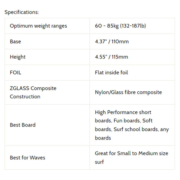 3D Fins - All Rounder Thruster - Medium - Monsters (FCS1/FCS2/Futures)