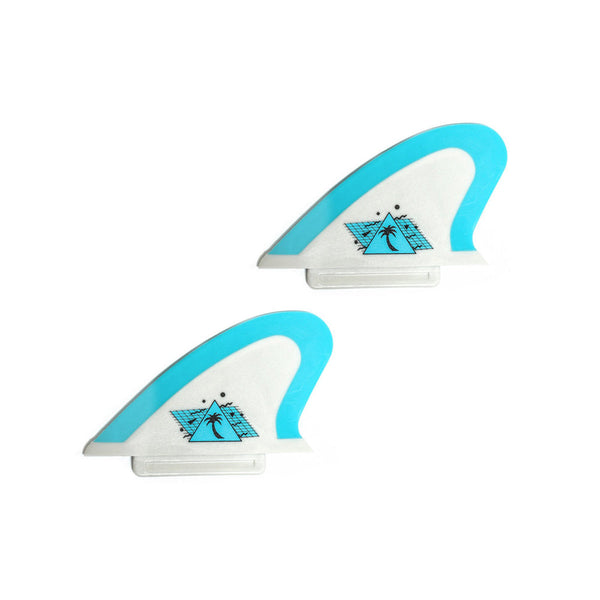 Catch Surf - Beater Pro - Safety Edge Twin Fin Kit - Grey & Cool Blue
