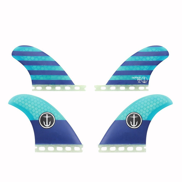 Captain Fin Co - CF Quad Classic - Medium/Large - Blue (Futures)