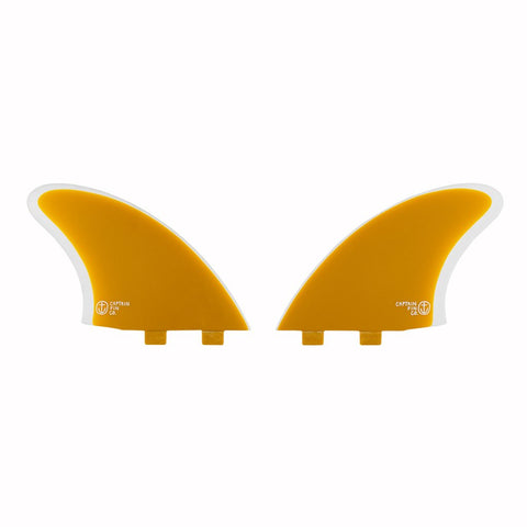 Captain Fin Co - CF Twin Keel - Large - Yellow (FCS)