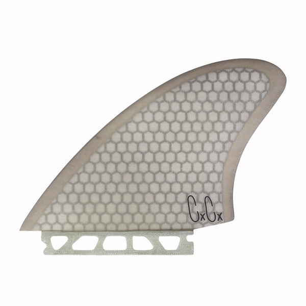 Captain Fin Co - Christenson Twin Keel Honeycomb - Large - Smoke (Futures)