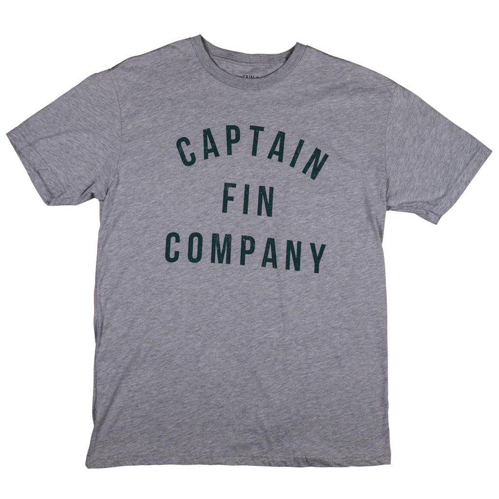 Captain Fin Co - College Tee - Heather Grey