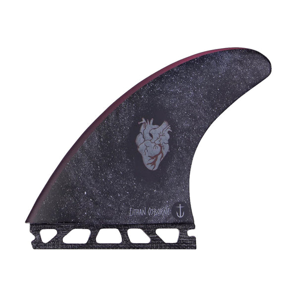 Captain Fin Co - Eithan Osbourne Heart Tri - SM/MD/LG - Black (Futures)