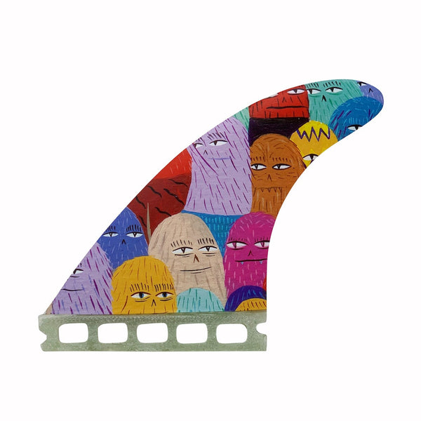 Captain Fin Co - Evan Rossell Hairy Fools Tri - Medium - Pink (Futures)