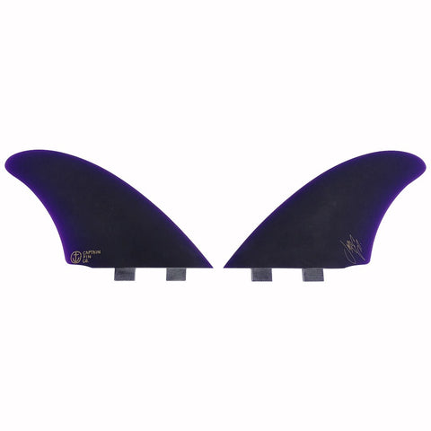 Captain Fin Co - Jeff McCallum Twin Keel - Large - Purple (FCS)