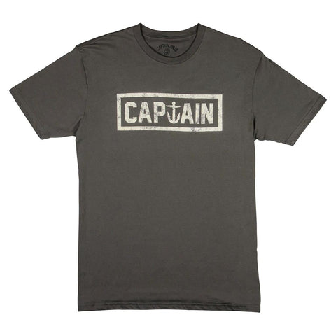Captain Fin Co - Naval Captain Tee - Military Green