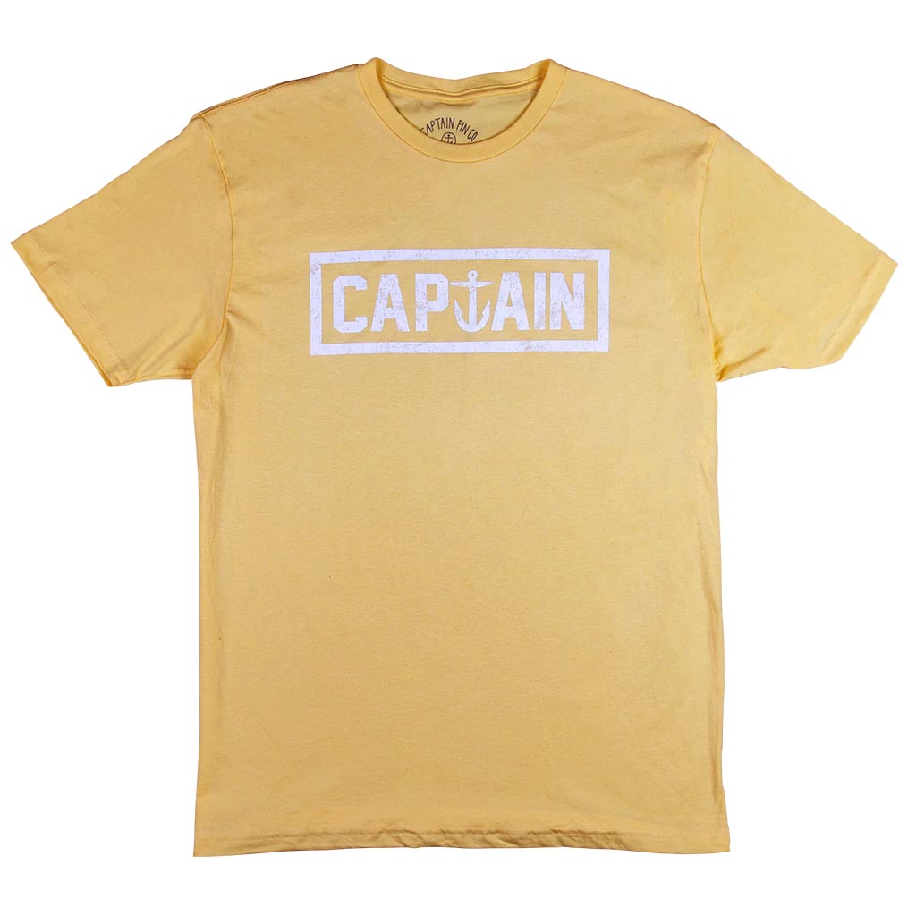 Captain Fin Co - Naval Captain Tee - Yellow