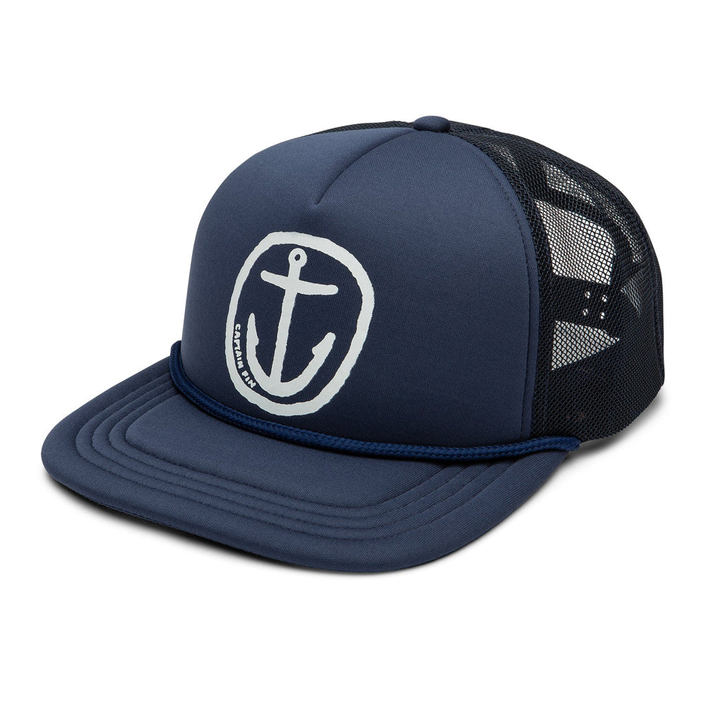 Captain Fin Co - Nuevo Anchor Trucker Cap - Navy