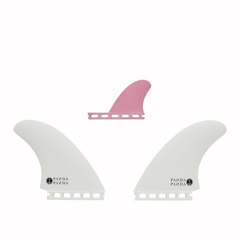 Captain Fin Co - Panda Twin + Trailer - Large - White/Pink (Futures)