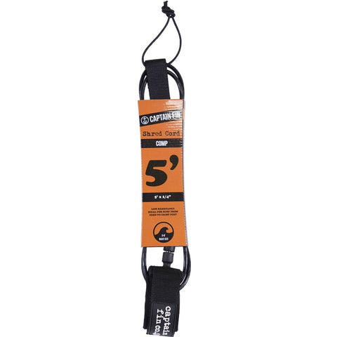 Captain Fin Co - Shred Cord - 5' Comp - Black