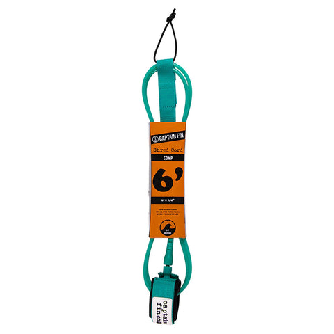 Captain Fin Co - Shred Cord - 6' Comp - Teal