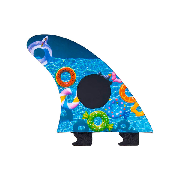 Captain Fin Co - CF Pool Party Tri - Medium - Blue (Snap-In / FCS II)