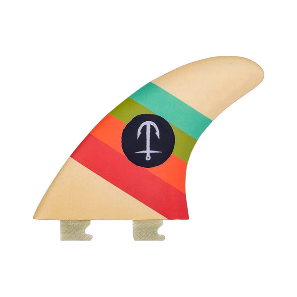 Captain Fin Co - CF Series Tri - XS/SM/MD/LG - Cream (Snap-In / FCS II)