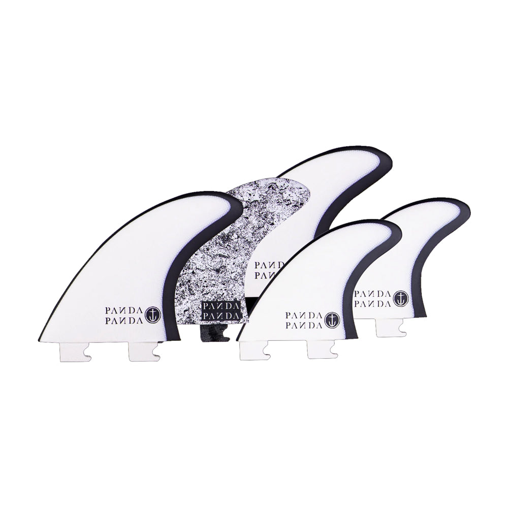 Captain Fin Co - Panda 5 Fin - Medium - Black/White (Snap-In / FCS II)