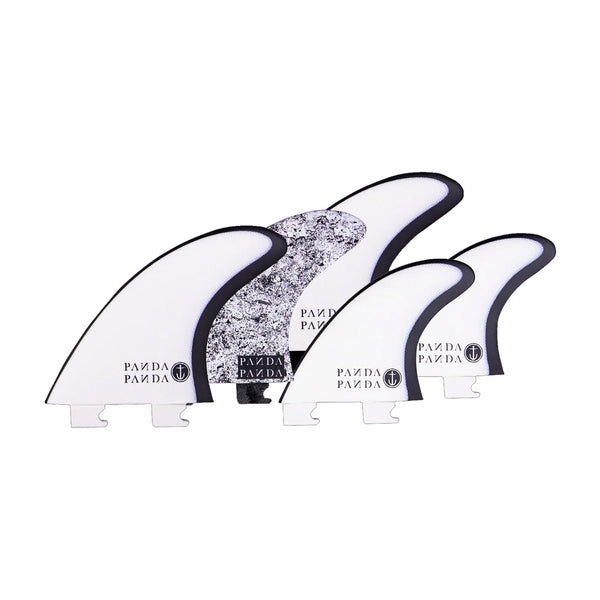 Captain Fin Co - Panda 5 Fin - Medium - Black/White (Snap-In / FCS II)