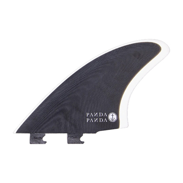 Captain Fin Co - Panda Twin Keel - Medium - Black/White (Snap-In / FCS II)