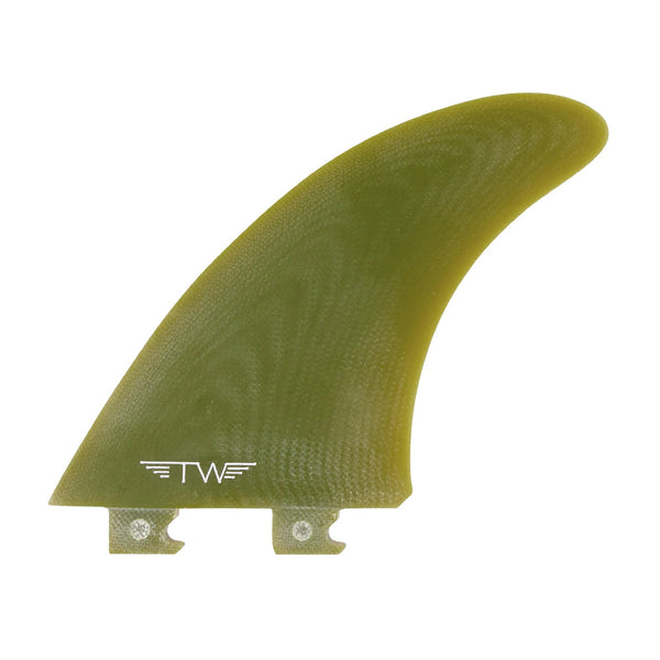 Captain Fin Co - Tyler Warren Twin + Trailer - Large - Olive (Snap-In / FCS II)