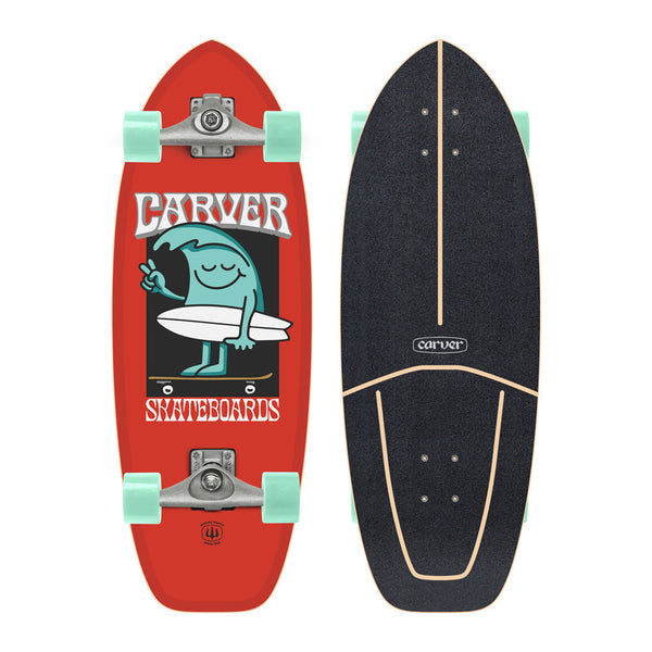 Carver Skateboards - 28" Wavy Davy - C5 Complete - The Mysto Spot