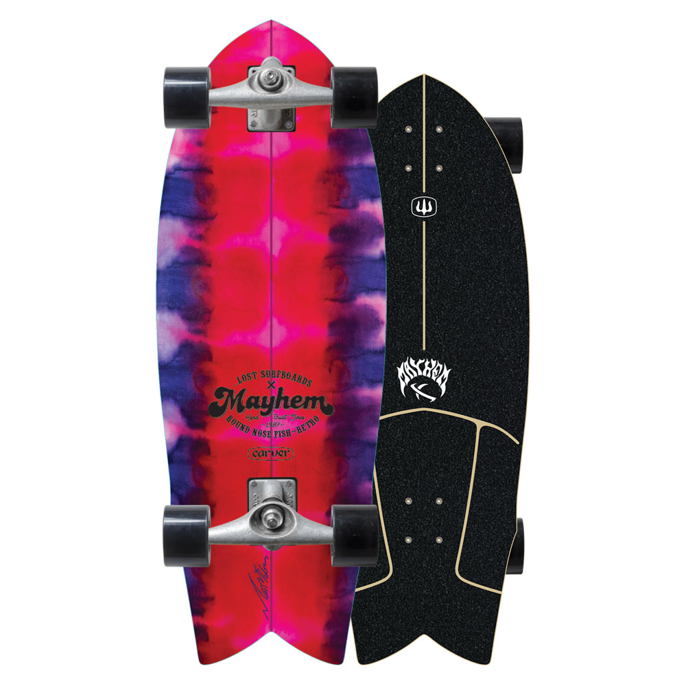 Carver Skateboards - 29.5" ...Lost RNF Retro Tie Dye - CX Complete
