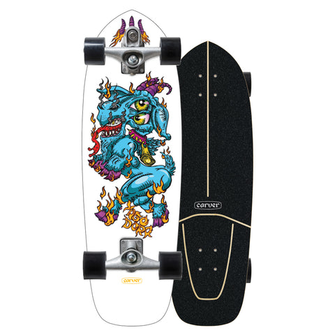 Carver Skateboards - 30.75" Yago Dora Fire Goat - C7 completo