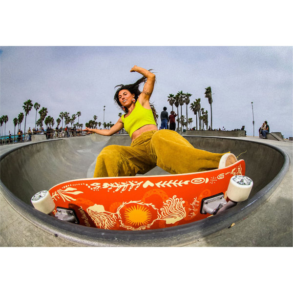 Carver Skateboards - 31" GrlSwirl Sunflower - CX Complete - The Mysto Spot