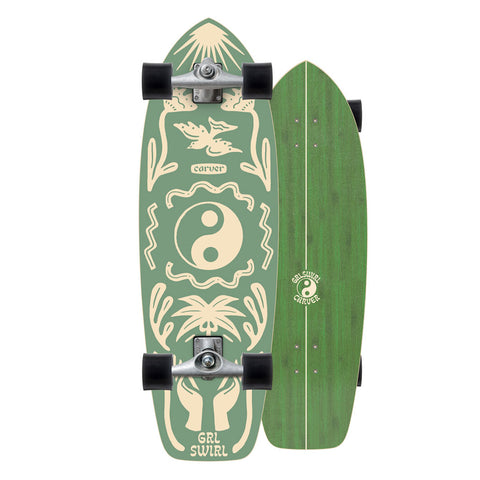 Carver Skateboards - 31" GrlSwirl Yang Yin - CX completo