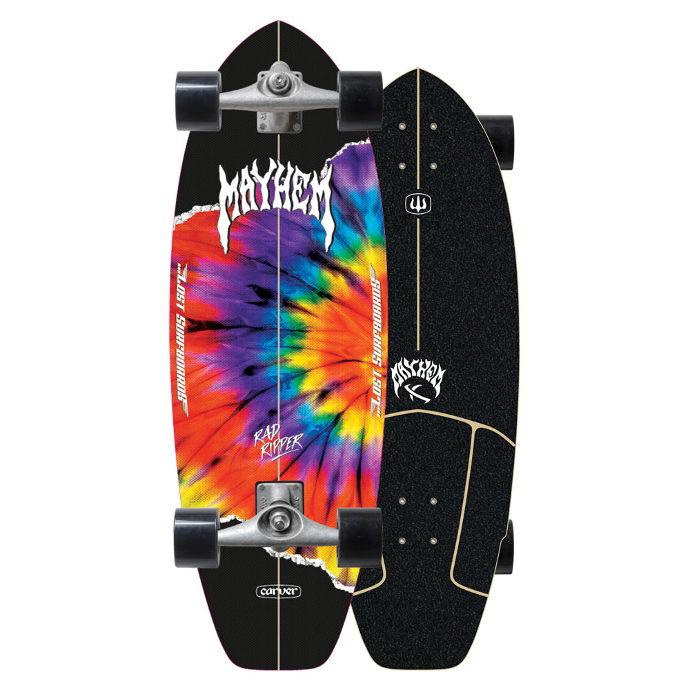 Carver Skateboards - ...Lost 31" Rad Ripper Tie Dye - CX Complete