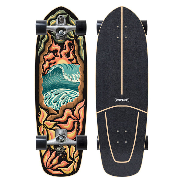 Carver Skateboards - 32" Psychedelic Sunset - C7 Complete - The Mysto Spot