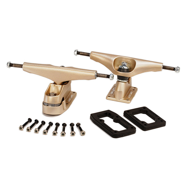 Carver Skateboards - 6.5" C7 Truck Set - Bel Air Gold Metallic - The Mysto Spot