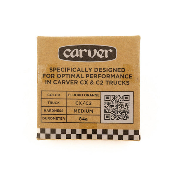 Carver Skateboards - CX Medium Bushing Set - Orange Glo - The Mysto Spot