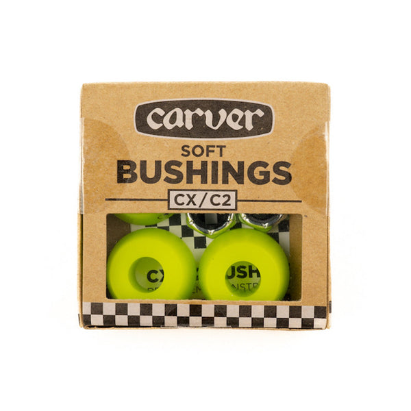 Carver Skateboards - CX Soft Bushing Set - Green Glo - The Mysto Spot