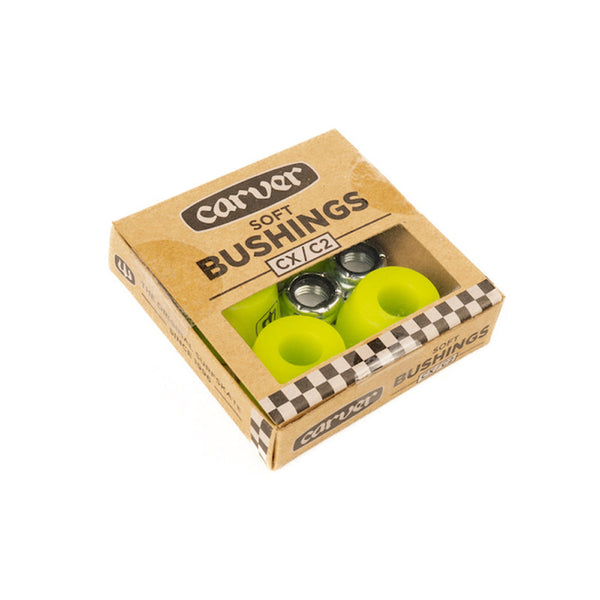 Carver Skateboards - CX Soft Bushing Set - Green Glo - The Mysto Spot