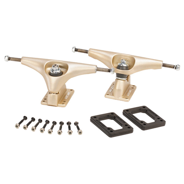 Carver Skateboards - 6.5" CX Truck Set - Bel Air Gold Metallic - The Mysto Spot