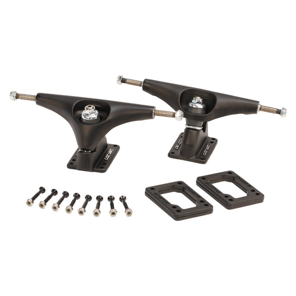 Carver Skateboards - 6.5" CX Truck Set - Coal Satin - The Mysto Spot