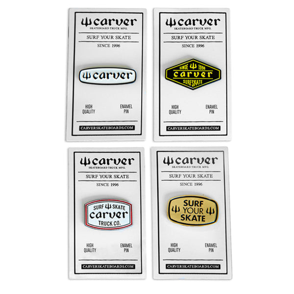 Carver Skateboards - Carver Pins - 4 Pack - The Mysto Spot