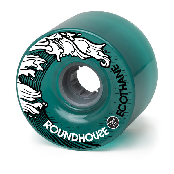 Carver Skateboards - Roundhouse Wheels - 75mm Eco Mag - Aqua (81A) - The Mysto Spot
