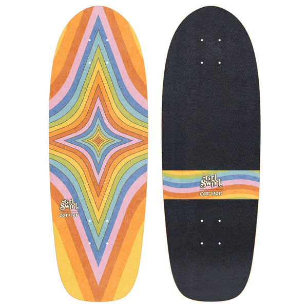 Carver Skateboards - 28" GrlSwirl Daydream - Deck Only - The Mysto Spot