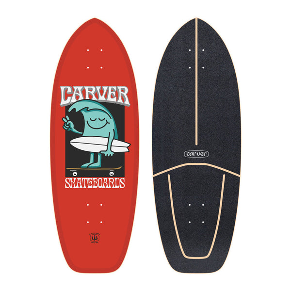 Carver Skateboards - 28" Wavy Davy - Deck Only - The Mysto Spot