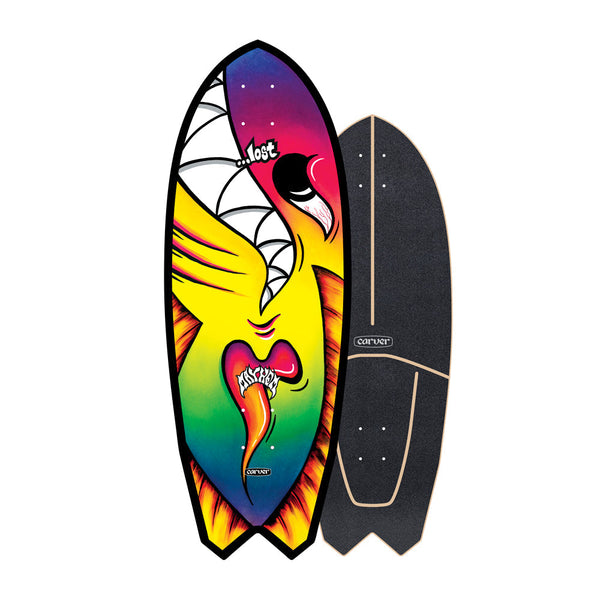 Carver Skateboards - 29" ...Lost Rydra - Deck Only - The Mysto Spot