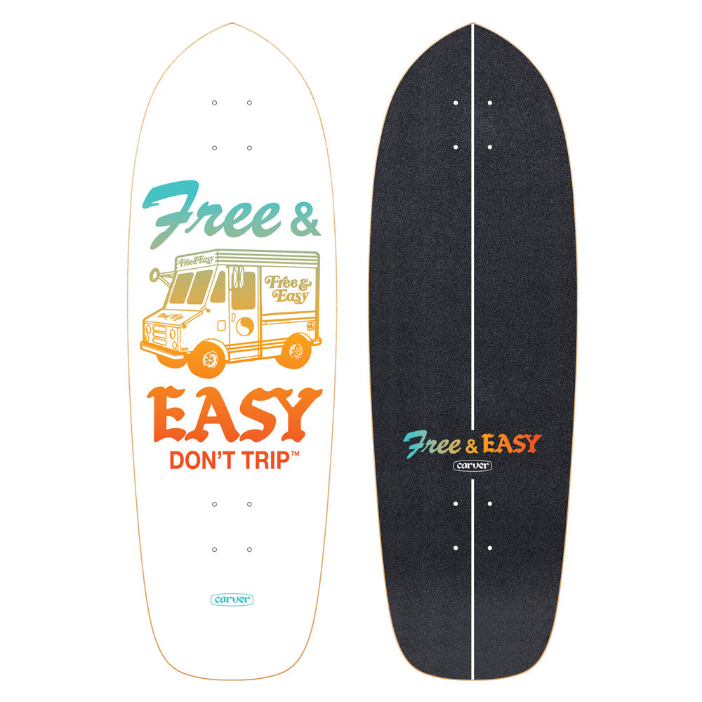 Carver Skateboards - 30.75" Free & Easy Paleta - Deck Only