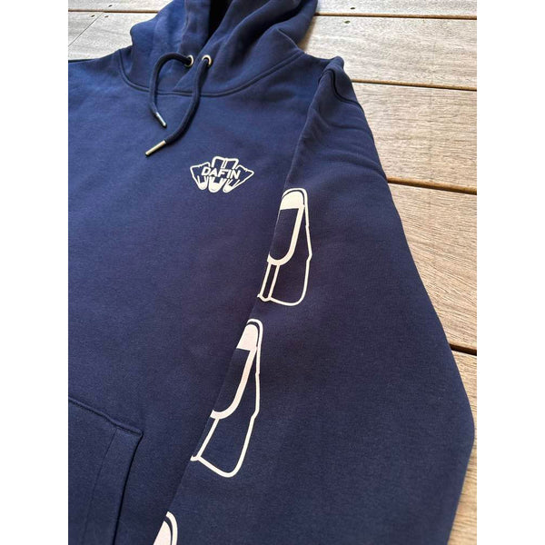 DaFin - Da Repeat Hoodie Fleece - Navy