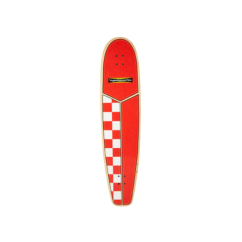 Hamboards - 45" The Huntington Hop - Orange/White Checkers - Deck Only